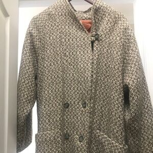Vintage Tweed Winter Coat sz L